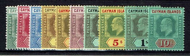 Image of Cayman Islands SG 25/34 MM British Commonwealth Stamp